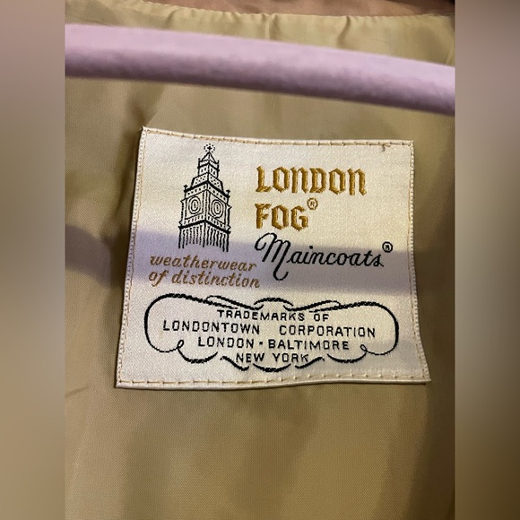 London Fog Classic Tan Trench Coat Maxi Belted Style 🧥 - Picture 2 of 11